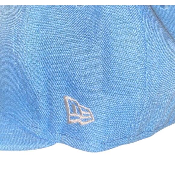 MLS New Era 59FIFTY NYC FC Fitted Hat Sky Blue Size 7 1/4 - Picture 10 of 10